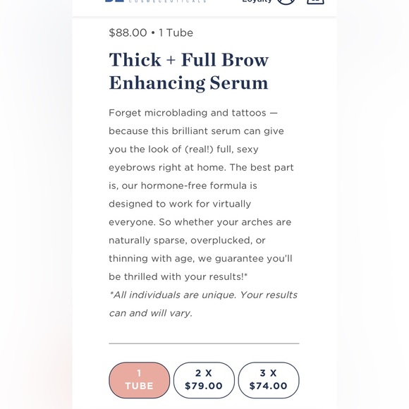 Beverly Hills MD Thick + Full Brow Enhancing Serum    New in Box - Picture 5 of 7